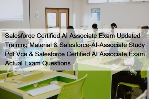 Salesforce Certified AI Associate Exam Updated Training Material ...